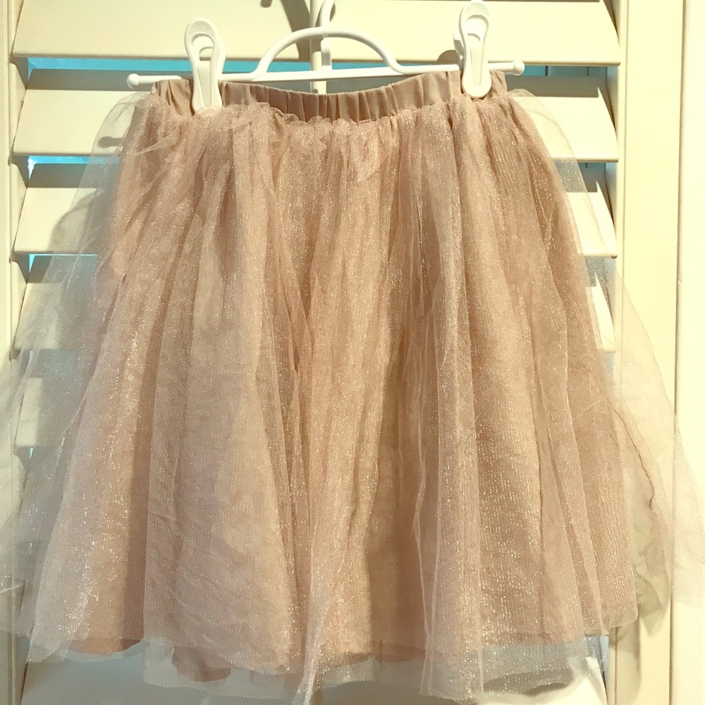 Old Navy tulle tutu style skirt shimmery mauve